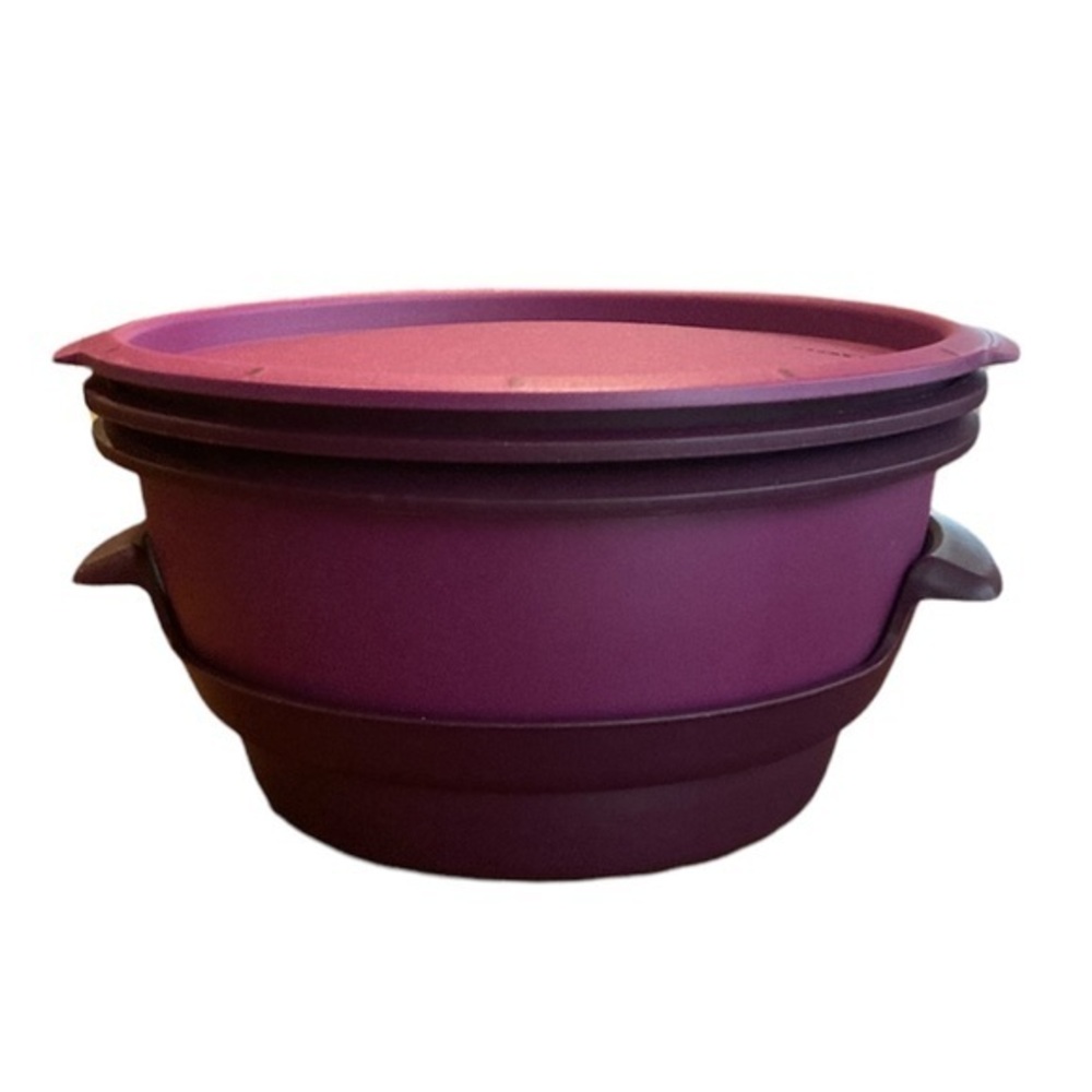 TUPPERWARE 4 pc Smart Steamer Microwave Safe